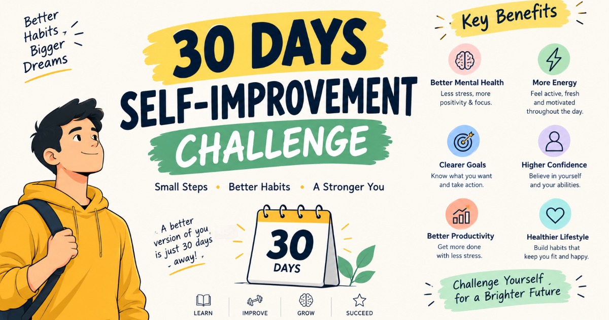 30 Days Self-Improvement Challenge