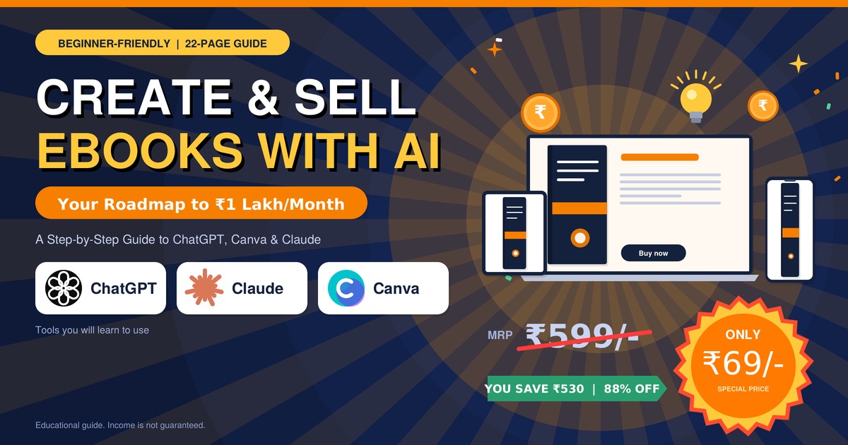 Create & Sell eBooks with AI-Your Roadmap to Earn Money online