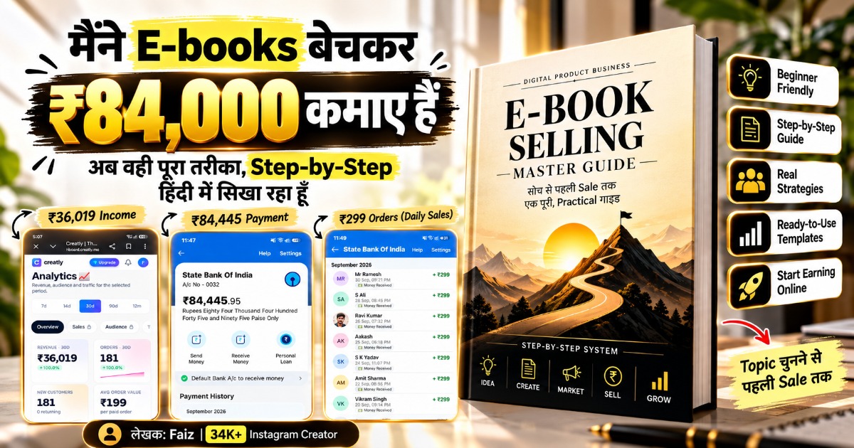 E-Book Selling Master Guide | Idea से पहली Sale तक पूरी Step-by-Step Guide, image 3