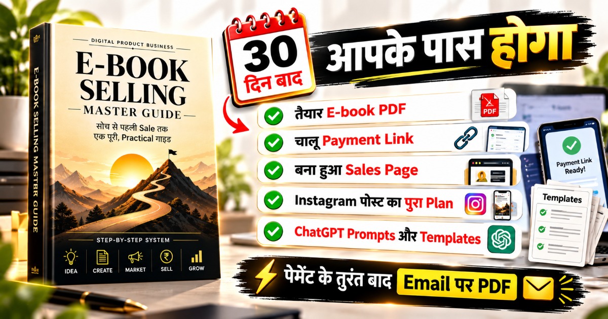 E-Book Selling Master Guide | Idea से पहली Sale तक पूरी Step-by-Step Guide, image 5