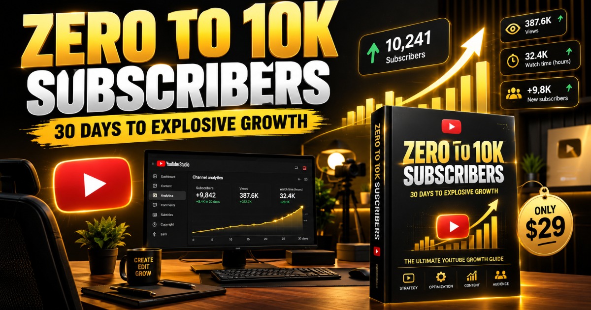 "Zero to 10k subscribe", image 2