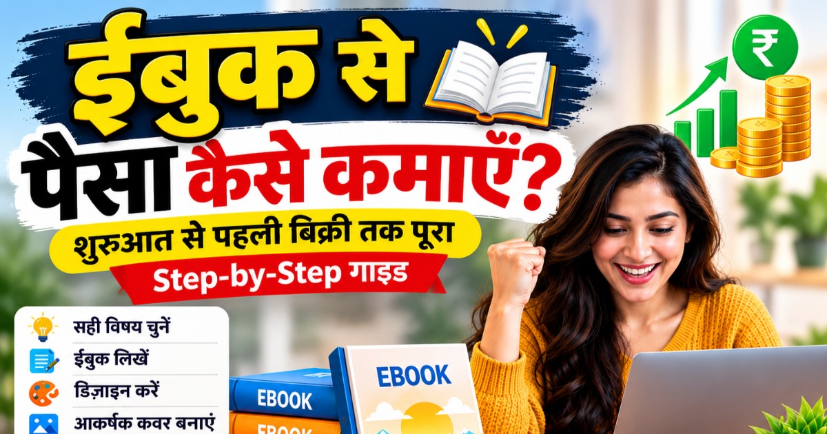 ईबुक से पैसा कैसे कमाएँ?