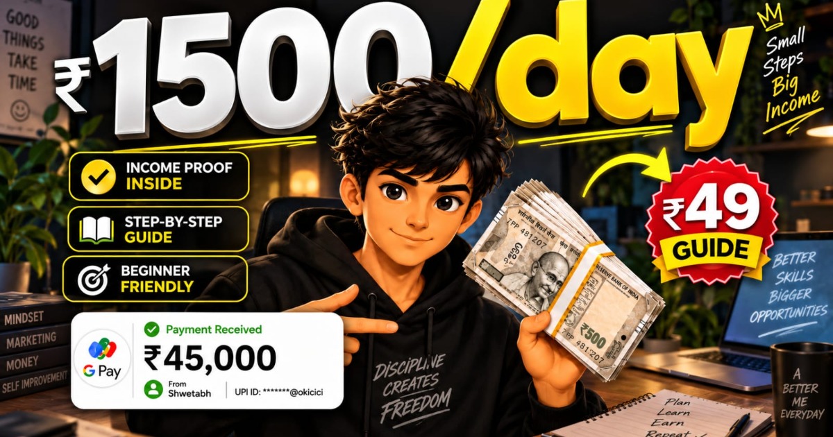 How I’m Earning ₹1,500+/Day & How You Can Get Started. (PDF)