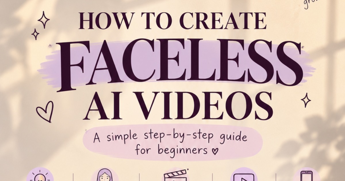 FACELESS AI VIDEOS KAISE BANAYEIN? π¬π€