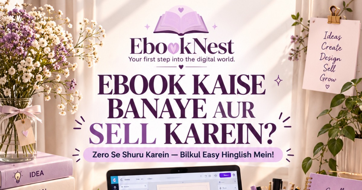 eBook Kaise Banaye Aur Sell Karein? | Beginner's Guide