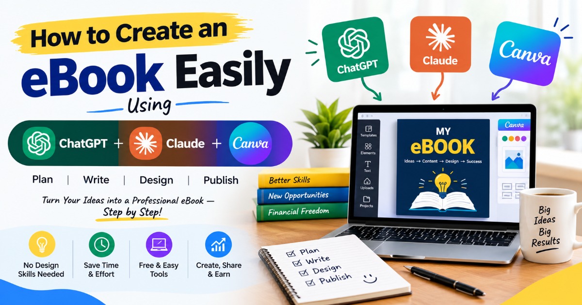 Create eBook - ChatGPT, Claude & Canva