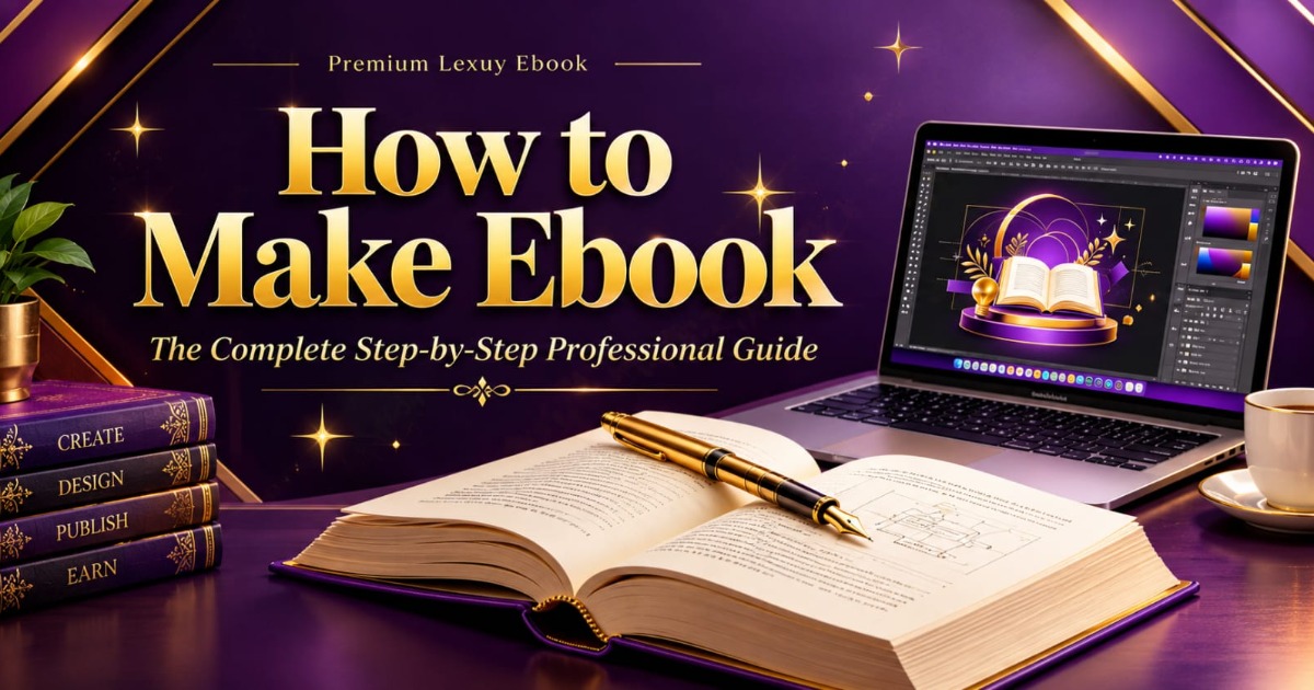 How to make EBook:-The complete step-by-step professional guide