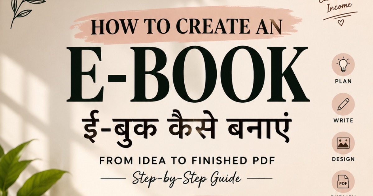 How to Create an E-Book — ई-बुक कैसे बनाएं — image 2