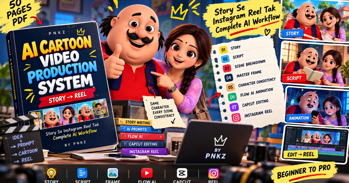 AI Cartoon Video Production System – PNKZ