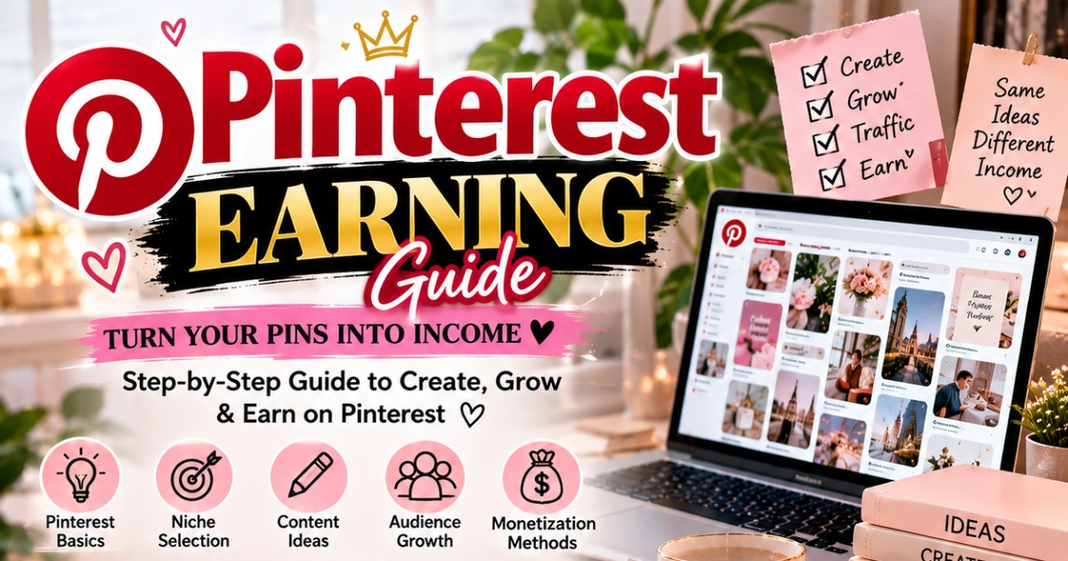 Earn with Pinterest β Step-by-Step Beginner Guide