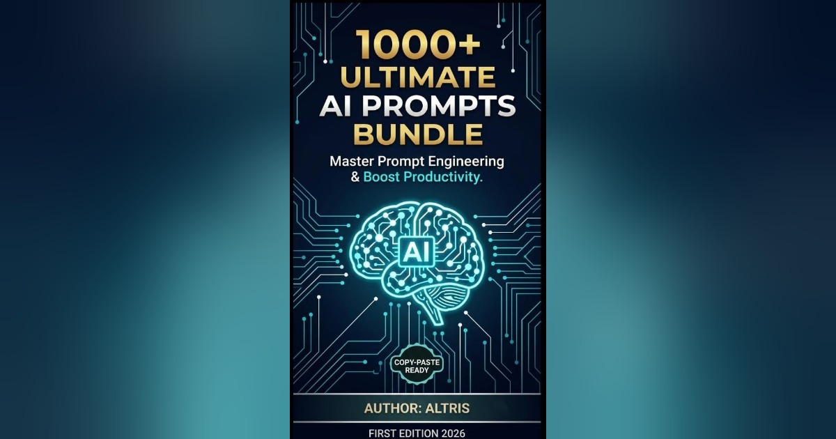 1000+ Ultimate AI & ChatGPT Prompts Bundle