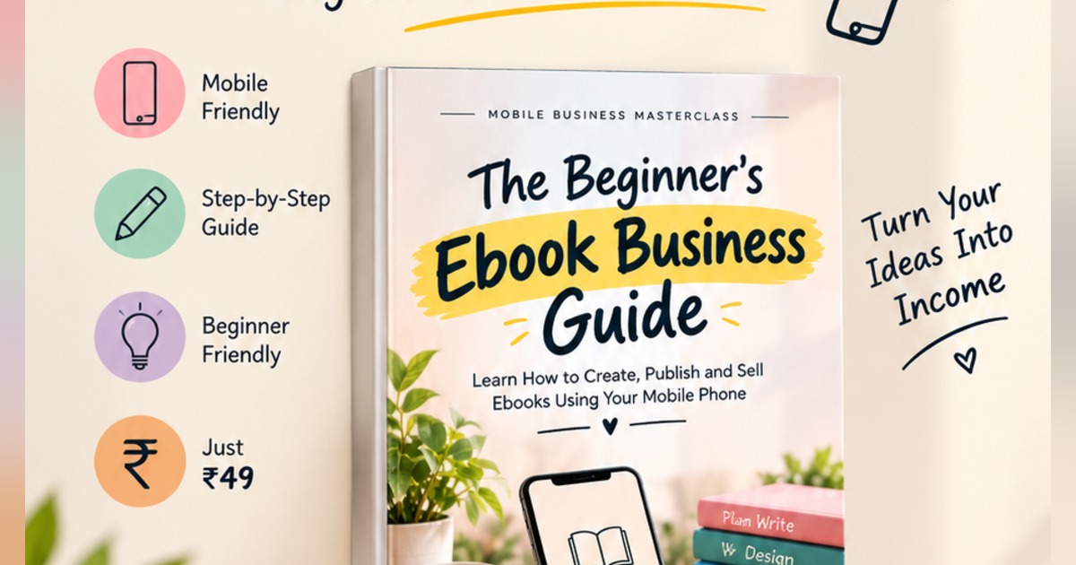 The Beginner’s Ebook Business Guide: Create, Publish & Sell Ebooks Using Your Mobile Phone, image 2