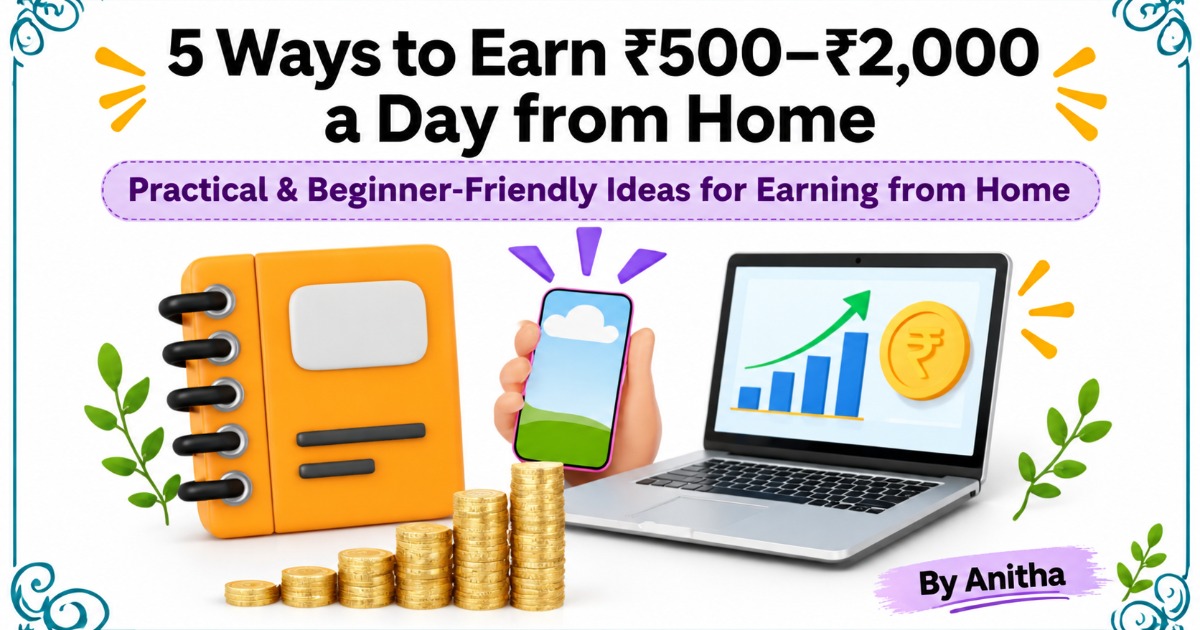 5 Practical Ways to Earn Money in a Day from Home, image 3