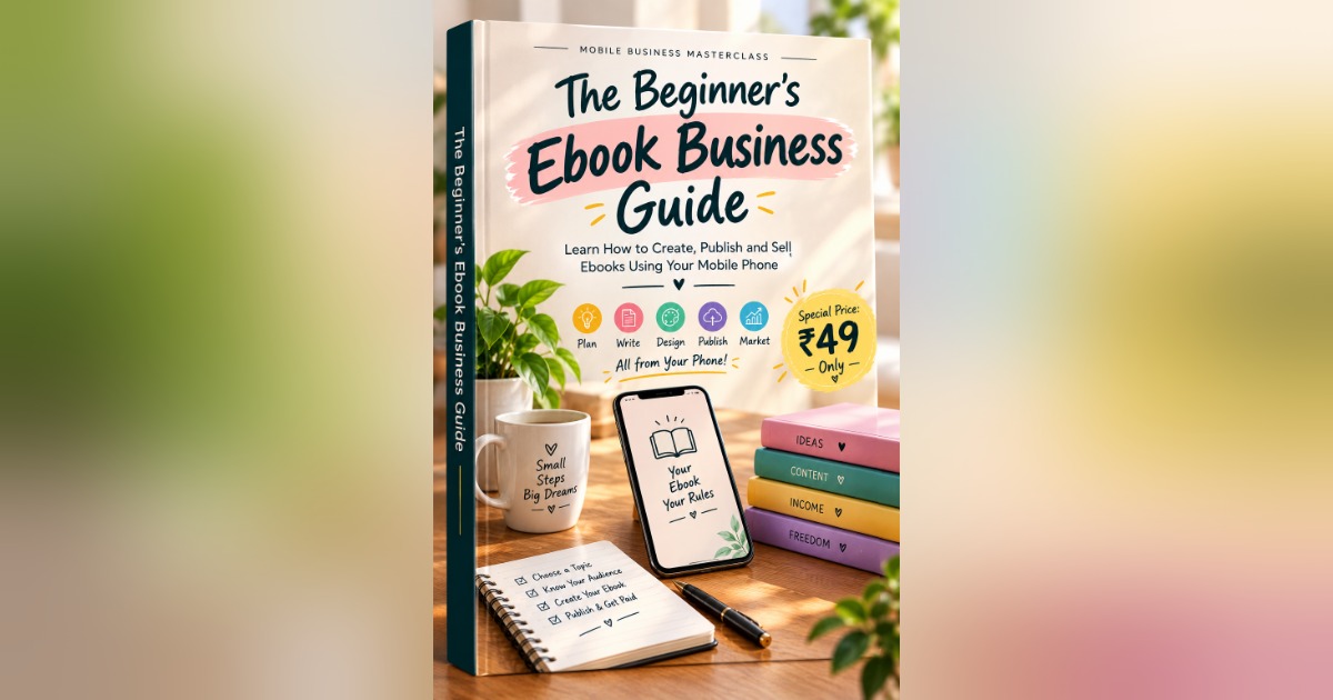 The Beginner’s Ebook Business Guide: Create, Publish & Sell Ebooks Using Your Mobile Phone