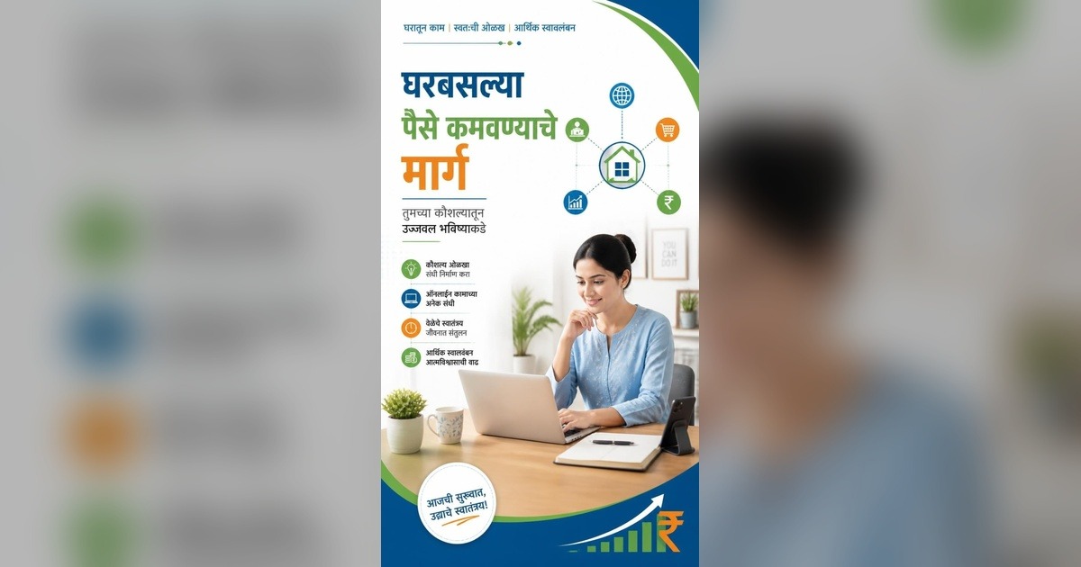 घरबसल्या पैसे कमवण्याचे मार्ग | मराठी ई-बुक