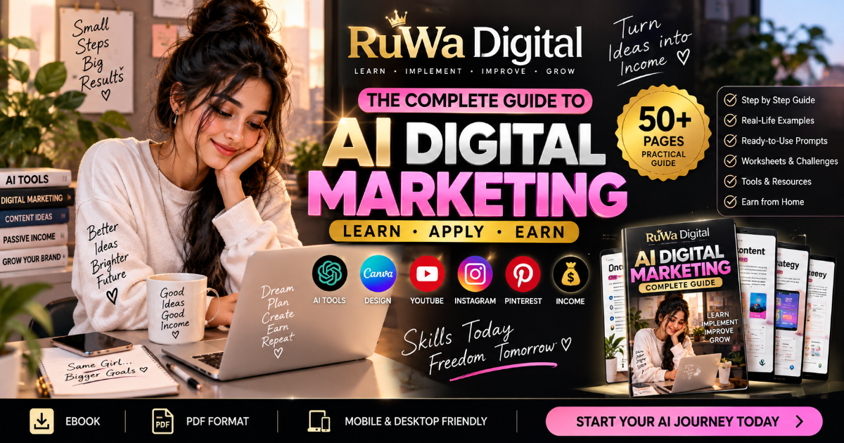 AI Digital Marketing: Complete Guide π | 50+ Pages, Practical Prompts & Strategies