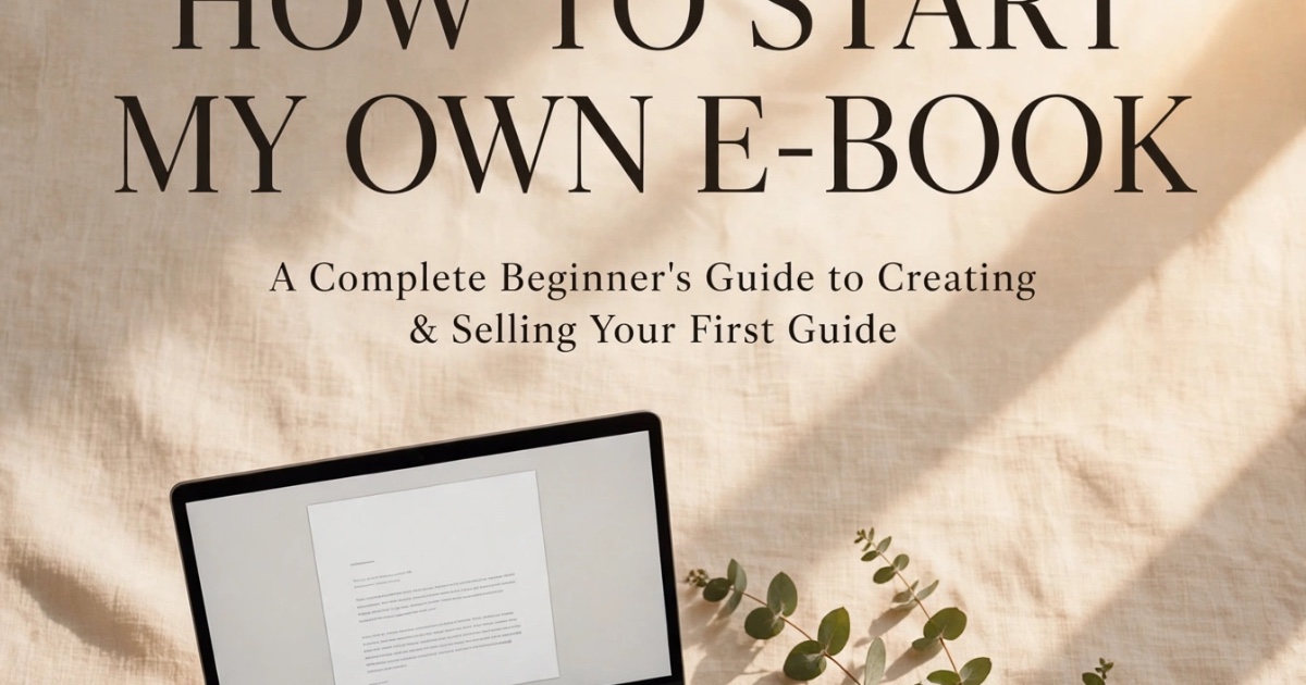 How to start selling your own e book : beginners guide, image 3