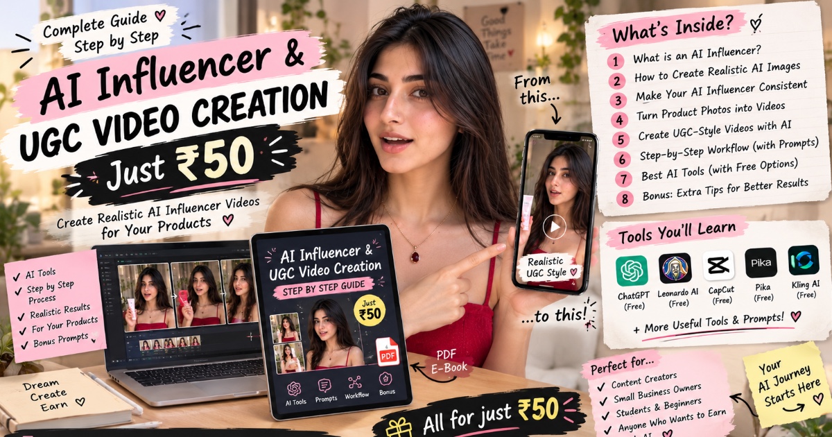 Ai influencer & UGC video creation