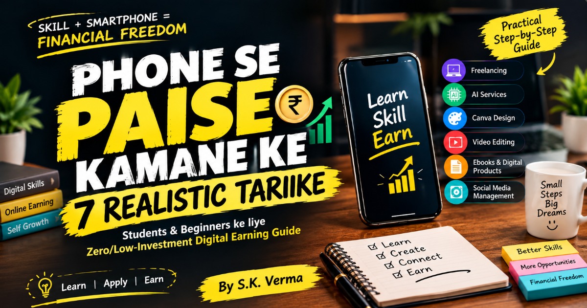 Phone Se Paise Kamane Ke 7 Realistic Tarike