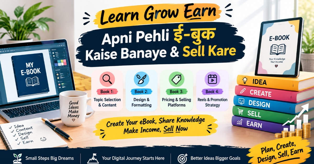 "Create & Sell your first eBook"