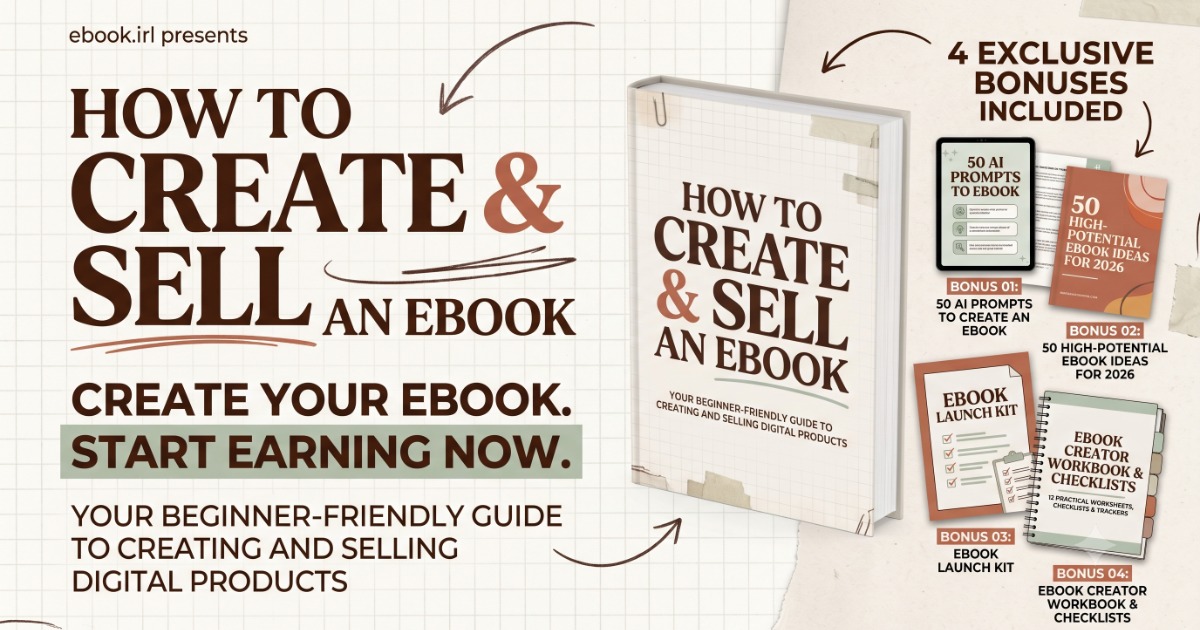 How to Create & Sell an Ebook- START EARNING NOW!