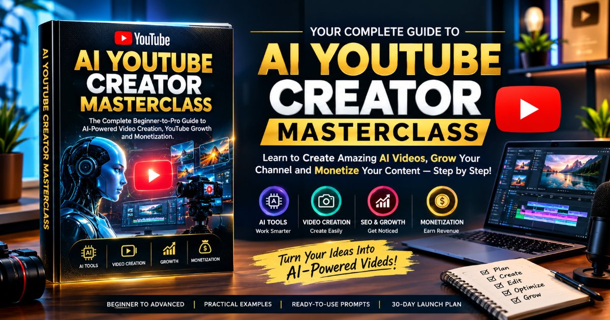 AI YouTube creator masterclass guide