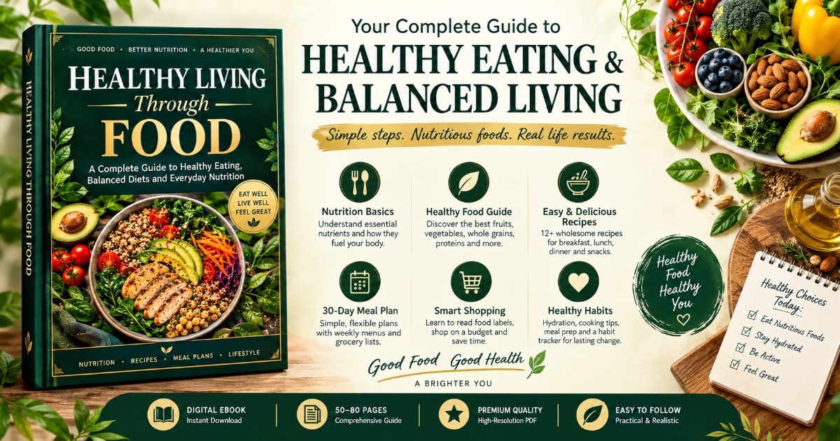 Healthy Living Through Food β Complete Healthy Eating & Balanced Diet Guide