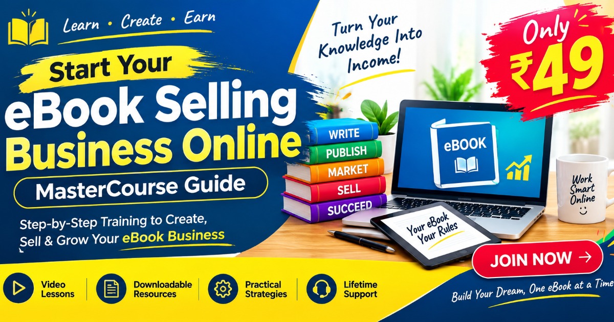 How To Start Your Ebook Selling Business Full Guide Mastercourse, image 2