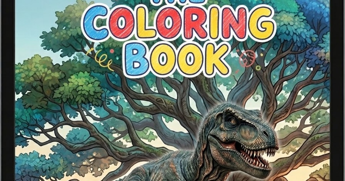 The coloring book for kids 😺