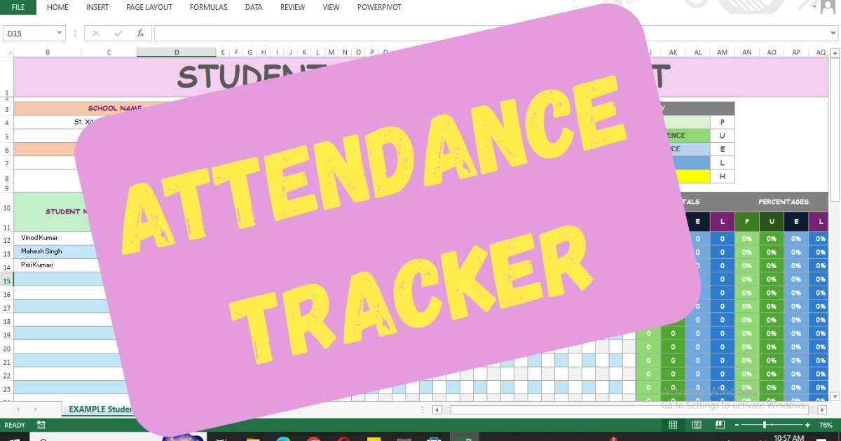 Student Attendance Tracker