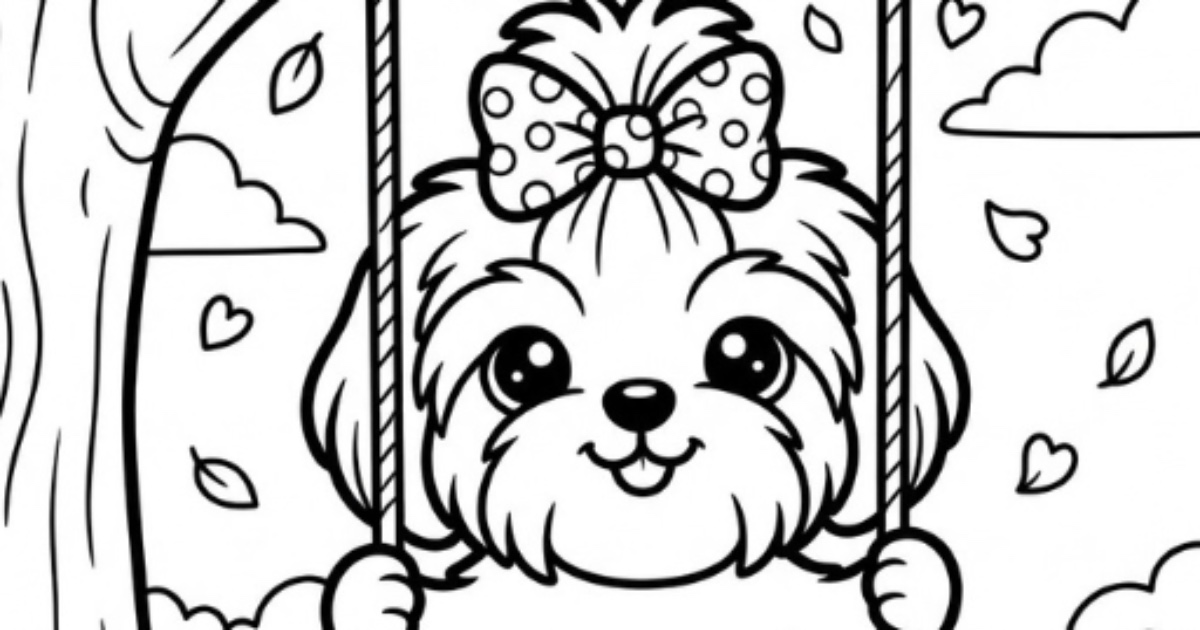 Dog Breeds Coloring Book for Kids | Printable Puppy Coloring Pages | 15 Cute Dogs | Instant Download PDF | Boys & Girls Ages 4-8, image 2