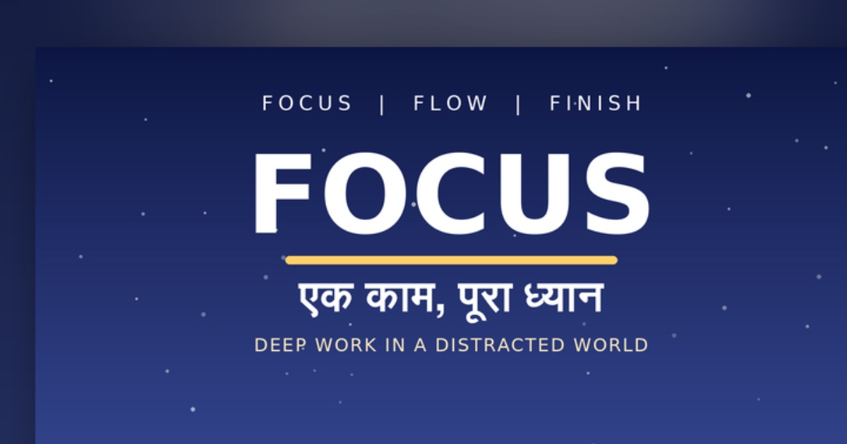 Deep Focus Train Your Attention, Eliminate Distractions & Get More Done