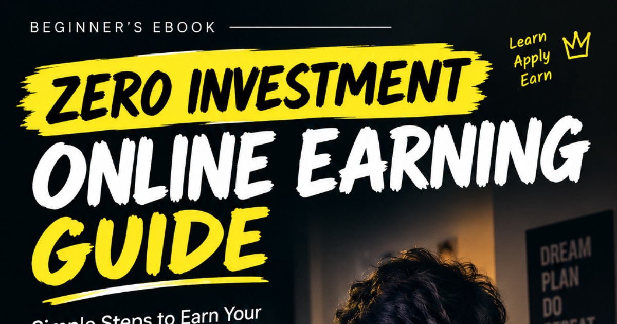 Zero Investment Online Earning Guide, image 2